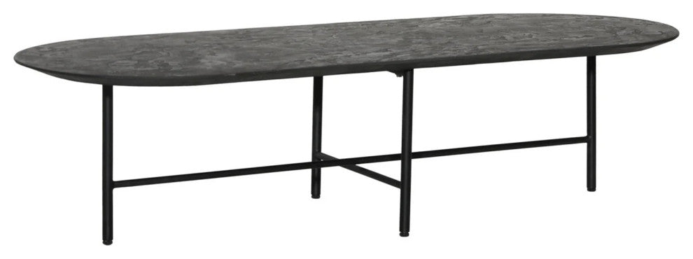 Oval Black Nueve Coffee Table