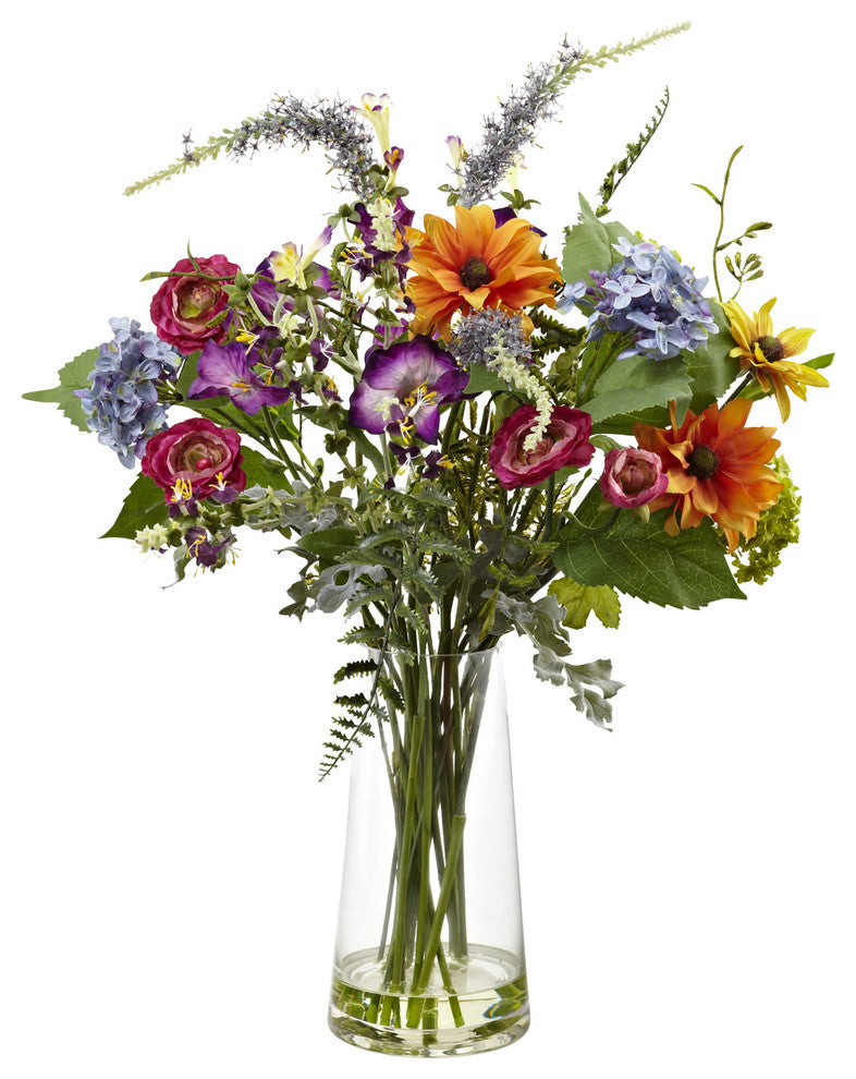 Spring Garden Floral With Vase