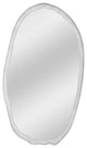 Foundry Oval Mirror White