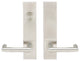 Stuttgart Lever, Tubular Dummy Entry, Dummy Cylinder, RH, Satin Stainless Steel