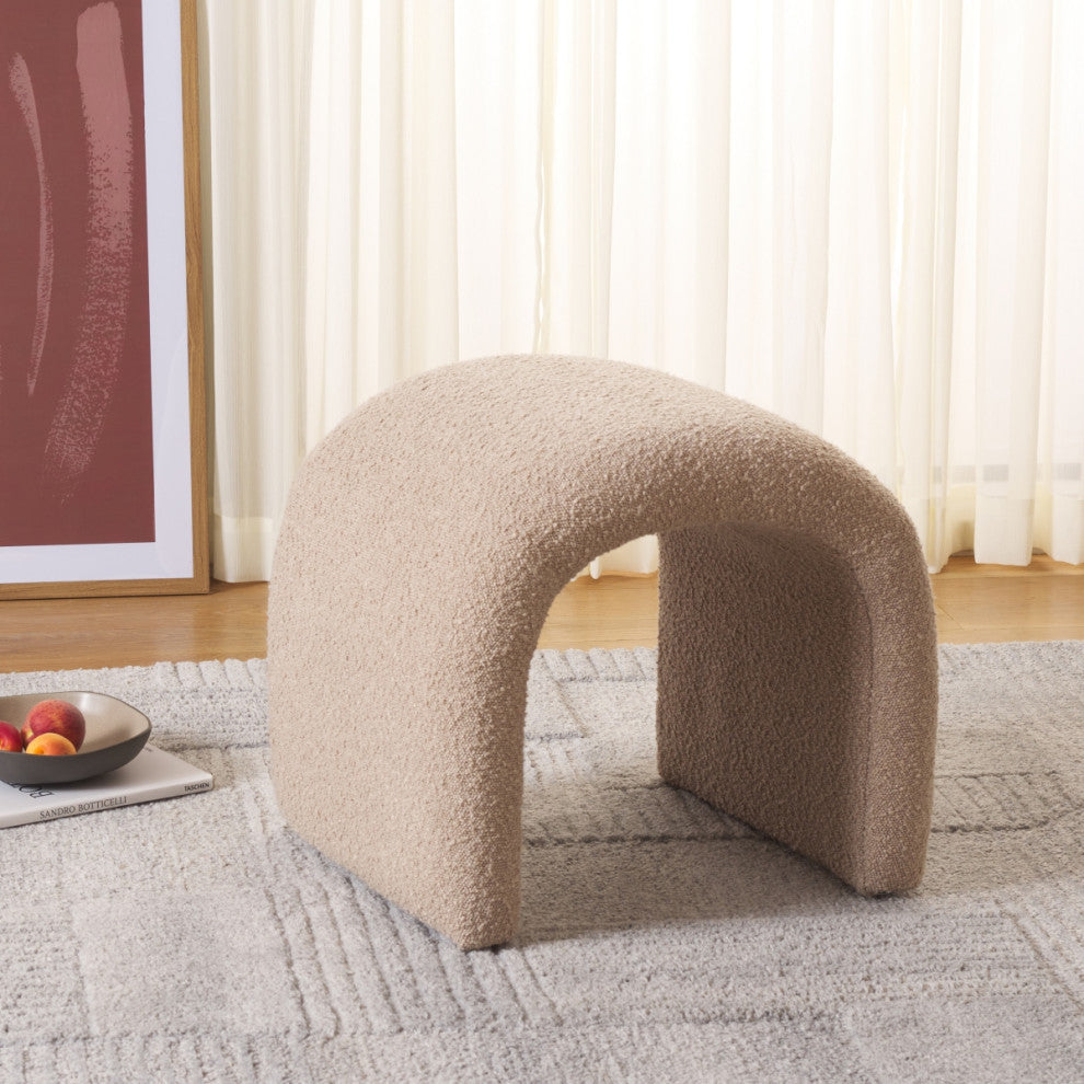 Safavieh Kibo Ottoman, Tan