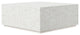 Bloc Square Concrete Coffee Table, Ivory Terrazo, 40"