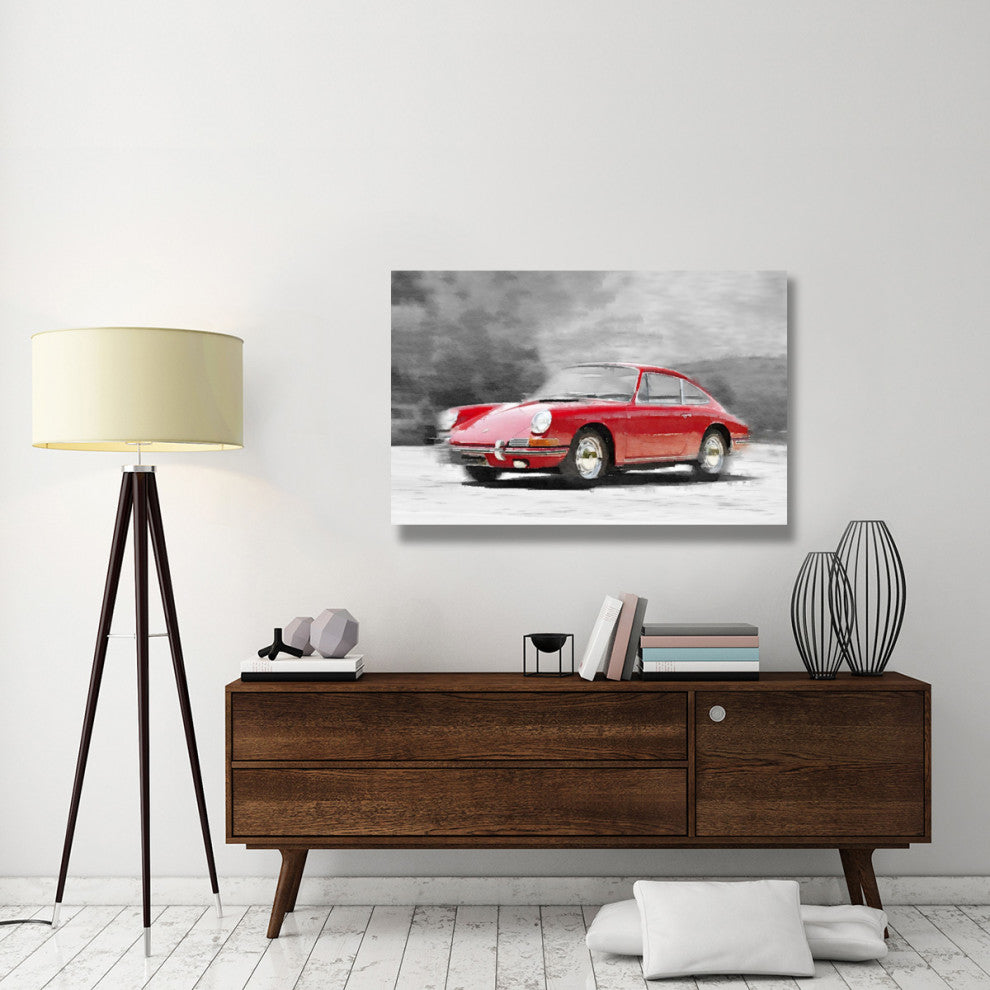 "1964 Porsche 911 Watercolor" Fine Art Print