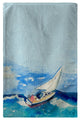 Sailboat Kitchen Towel - Two Sets of Two (4 Total)