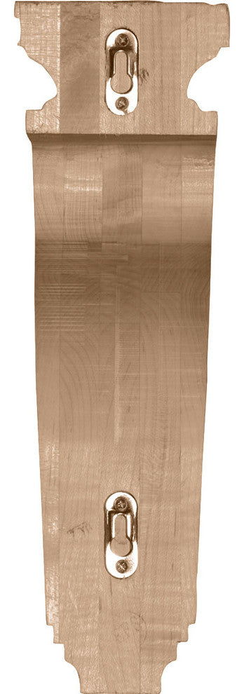 4"W x 8 1/2"D x 13"H Hollow Back Corbel, Cherry