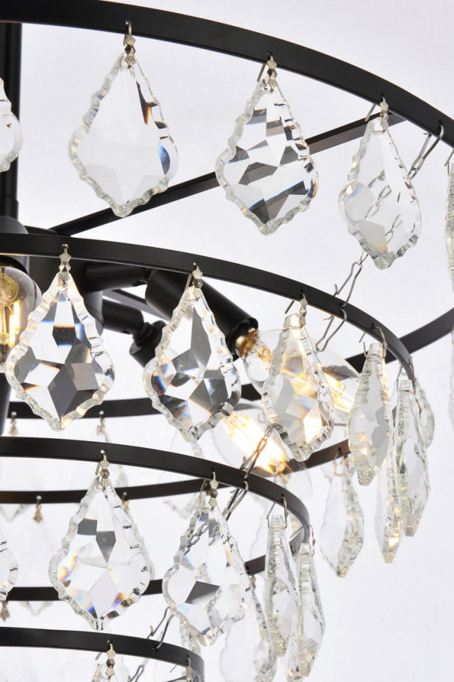 Evan 20" Pendant, Black