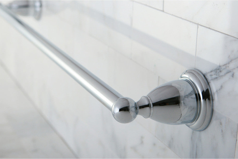 Kingston Brass 18" Towel Bar, Polished Chrome