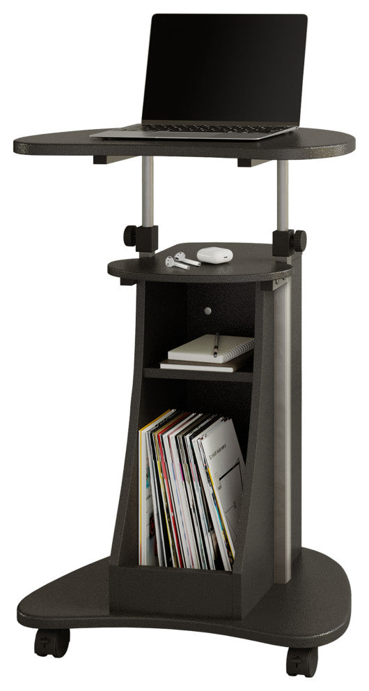 Techni Mobili Rolling Laptop Cart With Storage