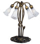 Meyda Lighting 16545 16.5"H White Pond Lily 5 LT Accent Lamp