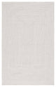 Safavieh Braided BRA201 Rug Machine-Washable, Ivory/Light Grey, 3'x5'