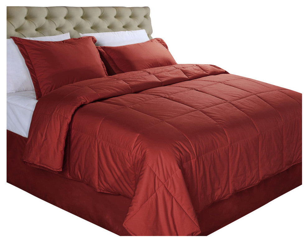 Cottonpure Sustainable Cotton Medium Warmth Breathable Hypoallergenic Comforter