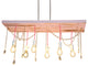 Curico Chandelier, 12"