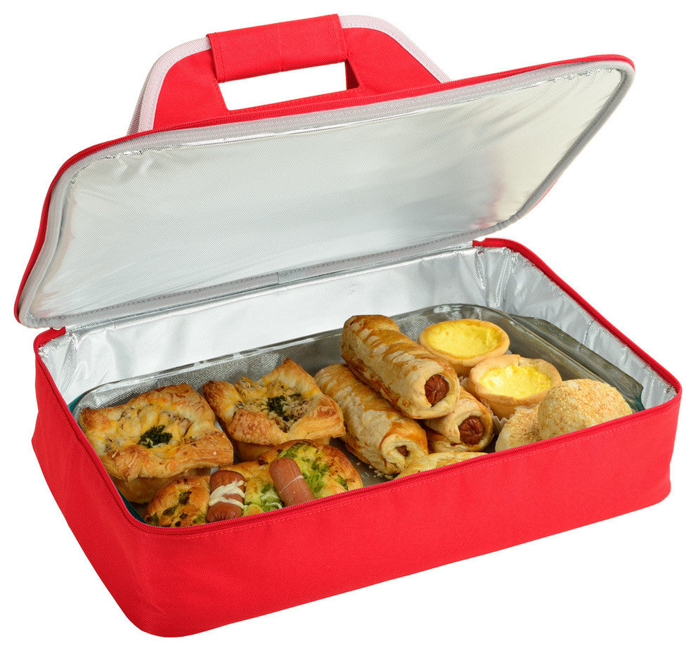 Insulated Casserole Carrier, Red