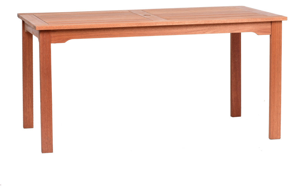 Amazonia Bahamas 7-Piece Rectangular Dining Set | Eucalyptus Wood