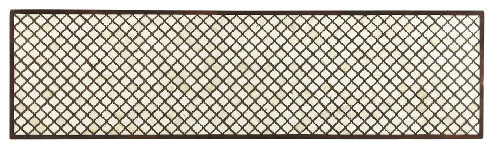 Basan Wood & Bone Inlay Console Table