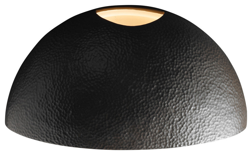 Ambiance-Really Big Metro Outdoor Wall Sconce-Hammered Iron-Standard
