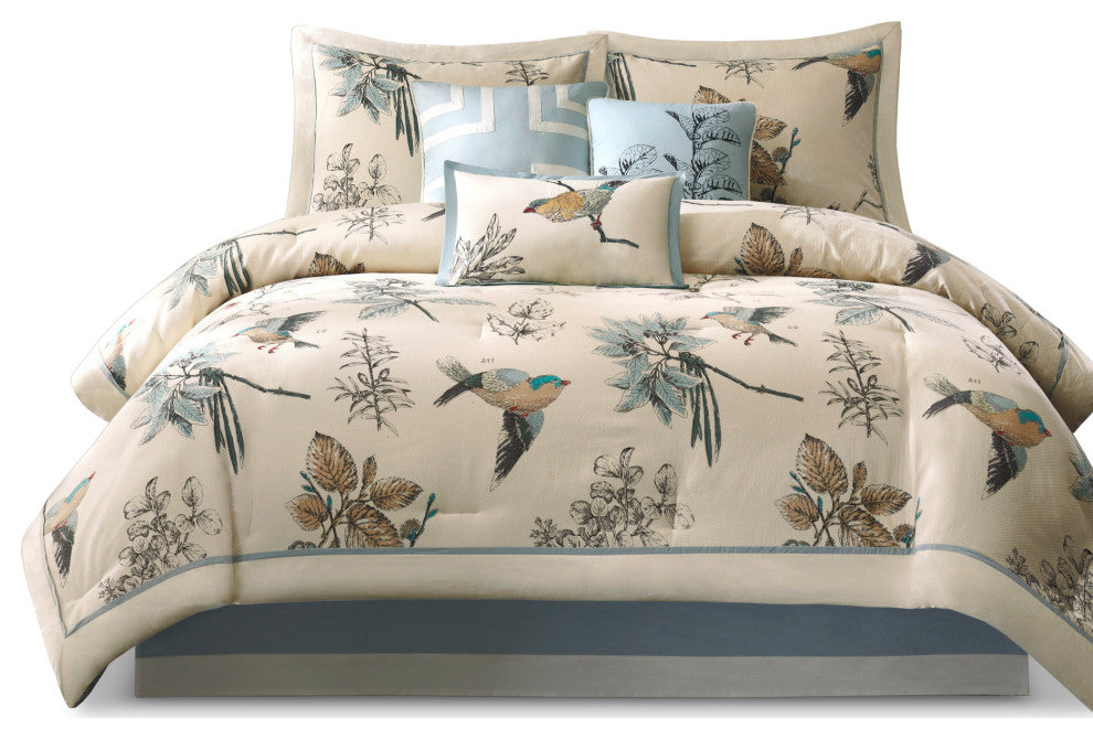 Madison Park Mateless 7-Piece Comforter Set, King