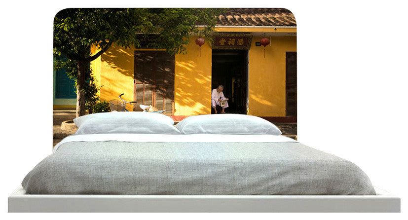 "Yellow Building" Headboard