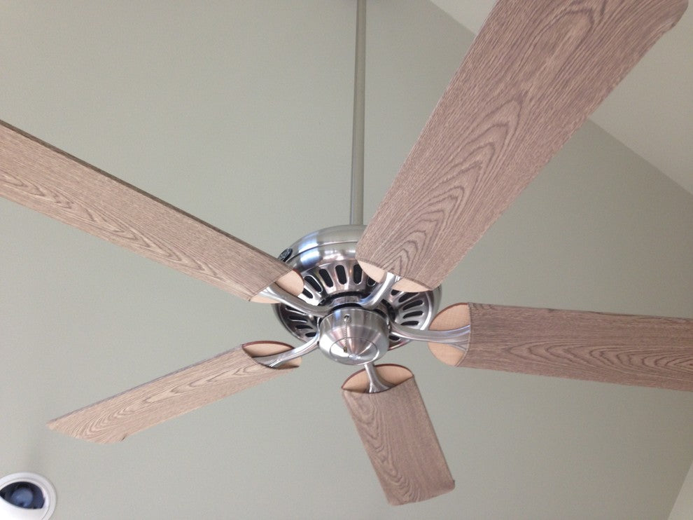 Wood Fan Blade Covers, Set of 5