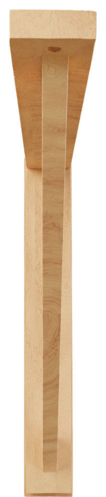 2 1/2"W x 17 3/4"D x 17 1/4"H Traditional Shelf Bracket, Red Oak