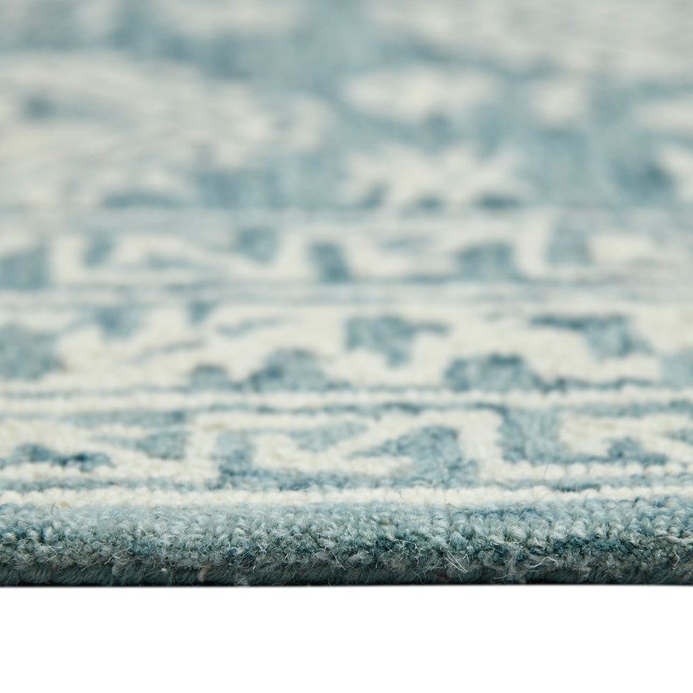 Boscage Ilford Area Rug, Blue, 8' x 11', Geometric