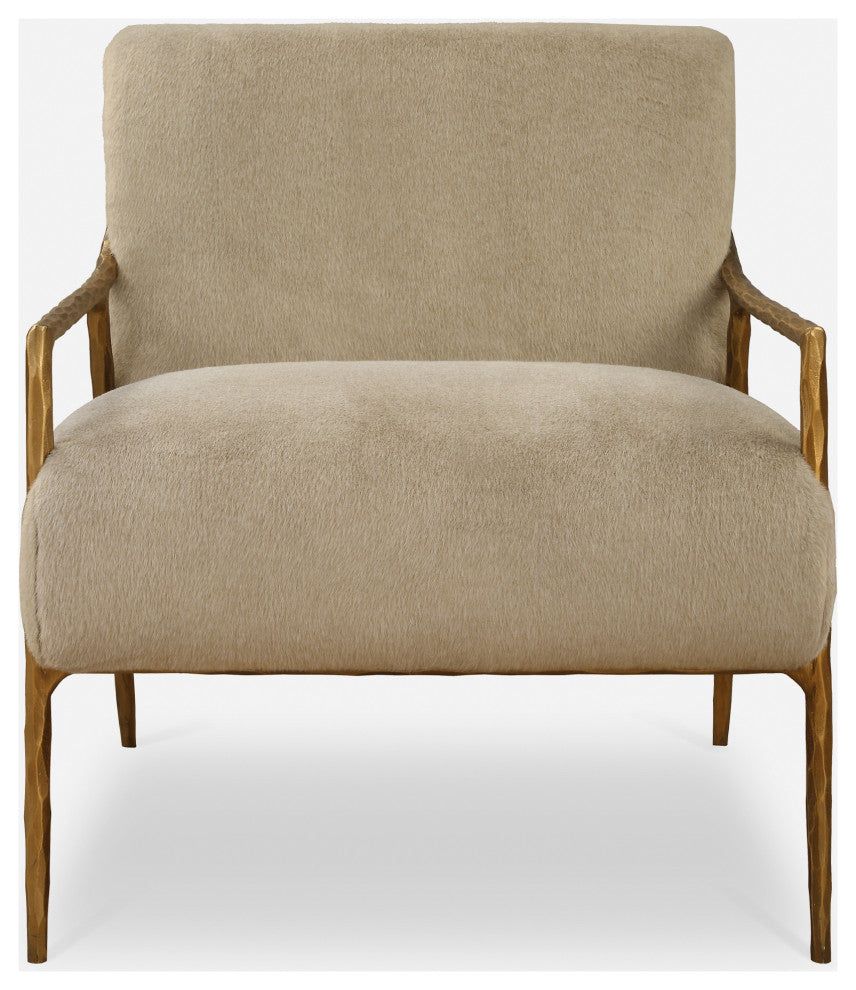 Uttermost - 23847 - Accent Chair - Kashmir - Aged Gold