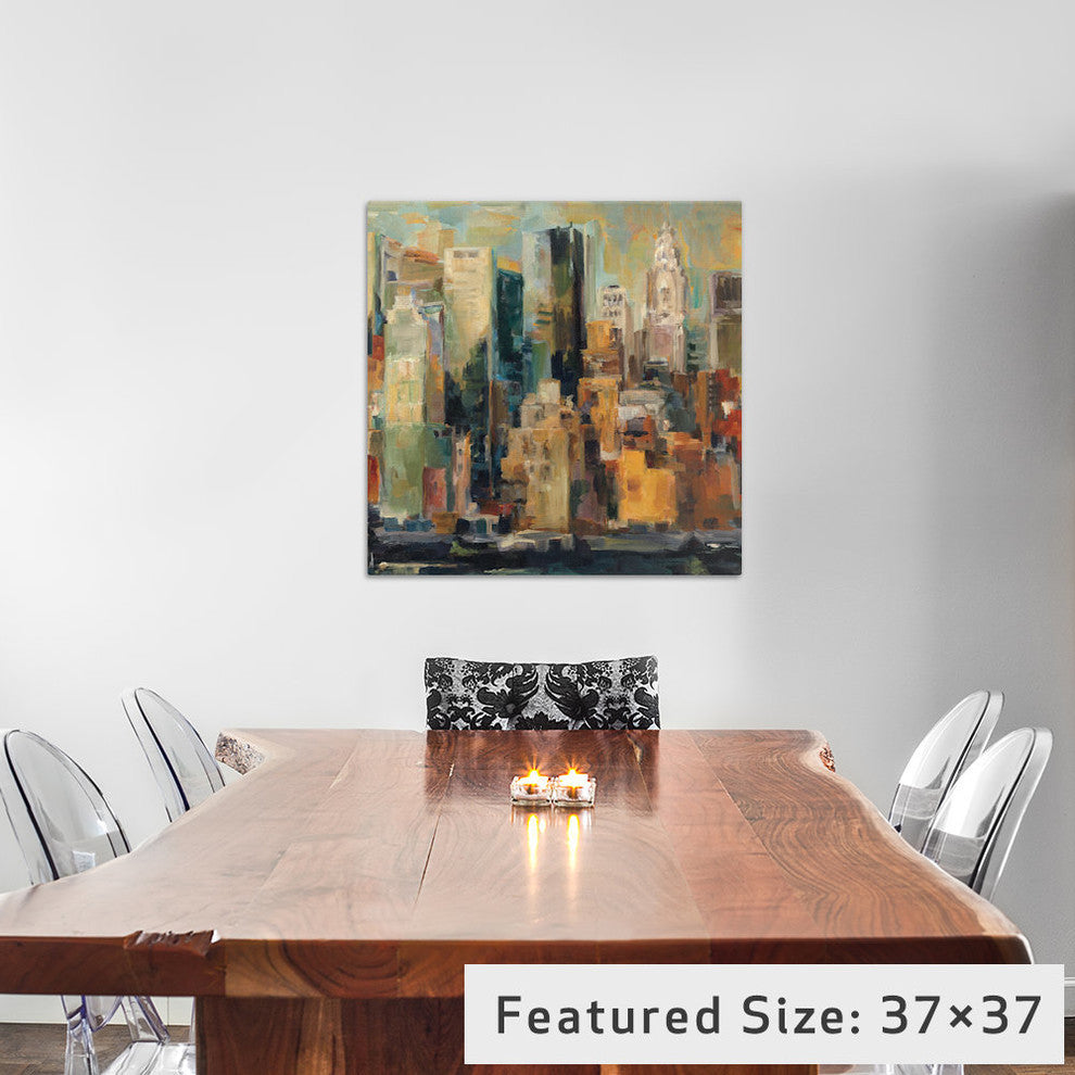 "New York New York" by Albena Hristova, 12x12x1.5