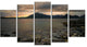 "Rocky Coastline of Loch Scavaig" Landscape Wall Art, 5 Panels, 60"x32"