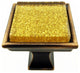 Sparkling Bronze Sand Crystal Glass Oil Rubbed Bronze Madison Classic Knob