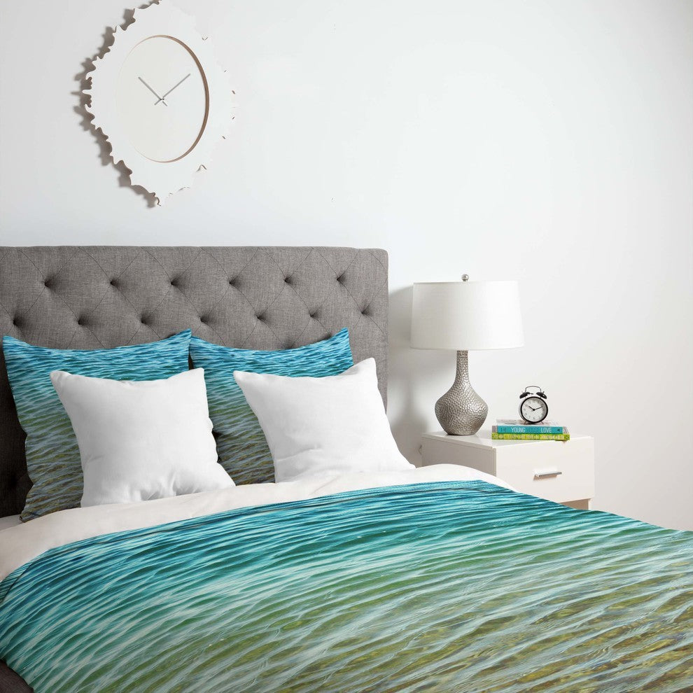 Deny Designs Shannon Clark Ombre Sea Duvet Cover - Lightweight