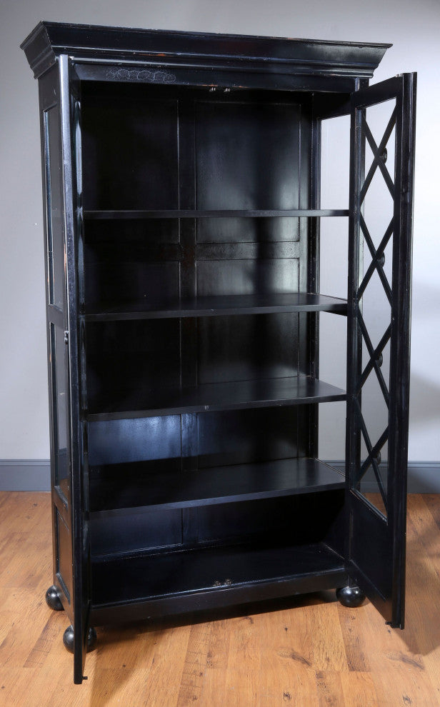 Anya 2-Door Cabinet, Black
