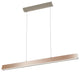 Float 48" Suspended Linear Pendant - Satin Nickel - 40W - 12T