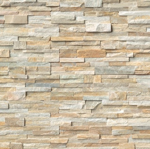 Golden Honey 6x24 Ledger Panel Split Face, 30 Sq. ft., 6"x24"