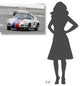 "Porsche 911 Race in Monterey Watercolor" Fine Art Print