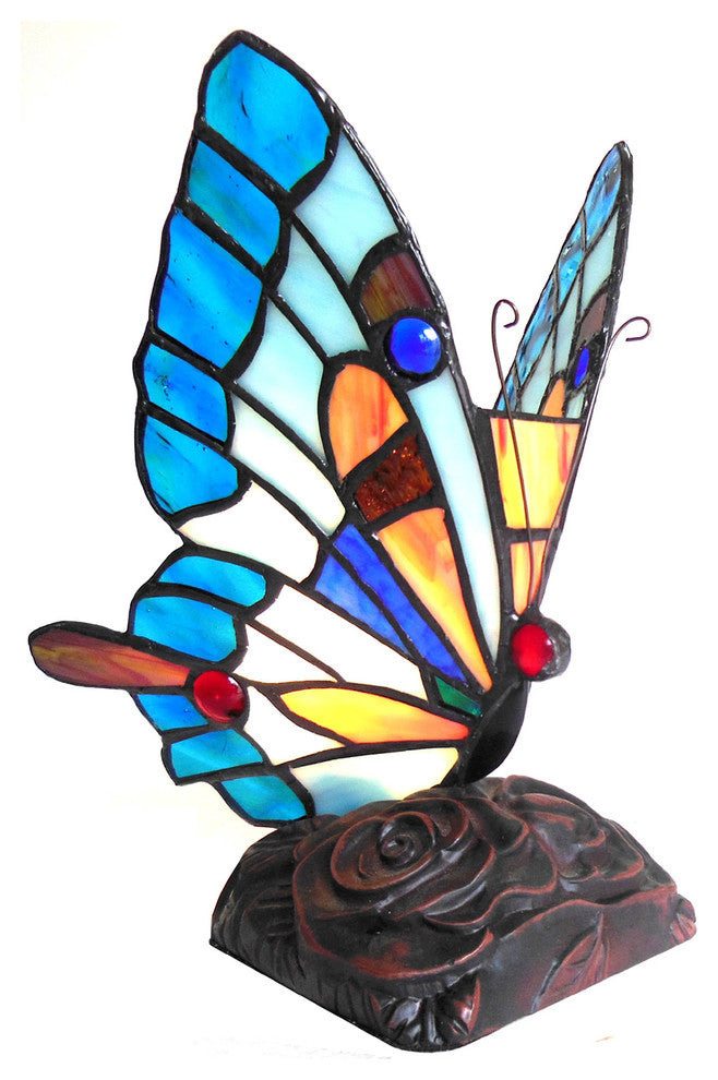 Kacy 5  1 Light Butterfly Accent Table Lamp 9" Tall