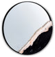 Relique Darby Round Mirror 15.75"Dia. Raw Bronze Frame Clear Glass