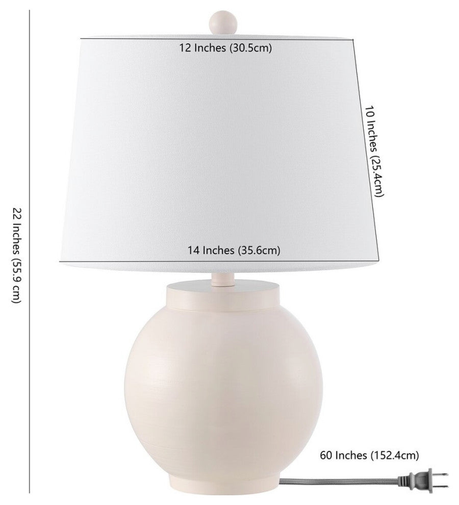 Safavieh Lemeni Table Lamp Cream