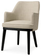 Ecru Fabric Dining Chair, Eichholtz Lavinia