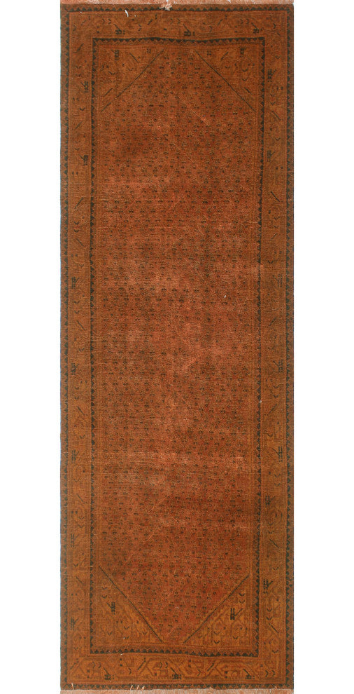 Vintage Distressed Doto Rust Runner