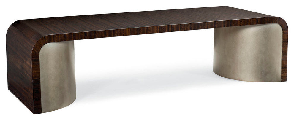 Modern Streamline Waterfall Cocktail Table