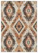 Machine Washable Indoor/Outdoor Chantille ACN1878 Clay 3' x 5' Rug