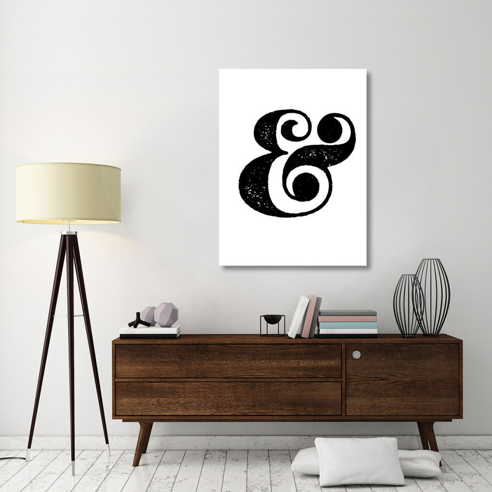"Ampersand Poster White" Fine Art Print