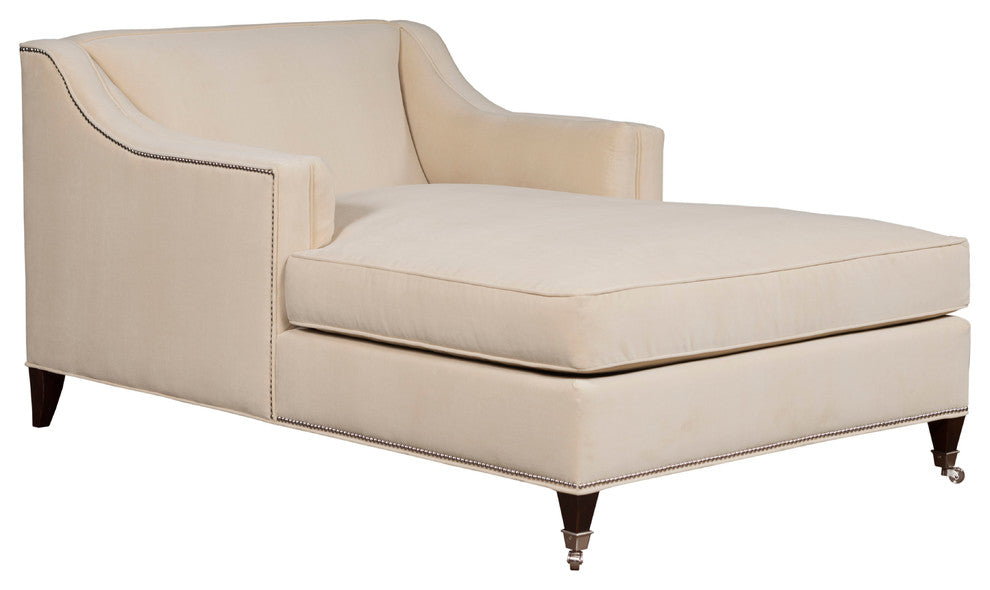 Cupid Chaise Ivory Velvet