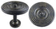 Urbanest Set of 2 Large Swirl Drapery Medallion Holdback, Burnt Gold