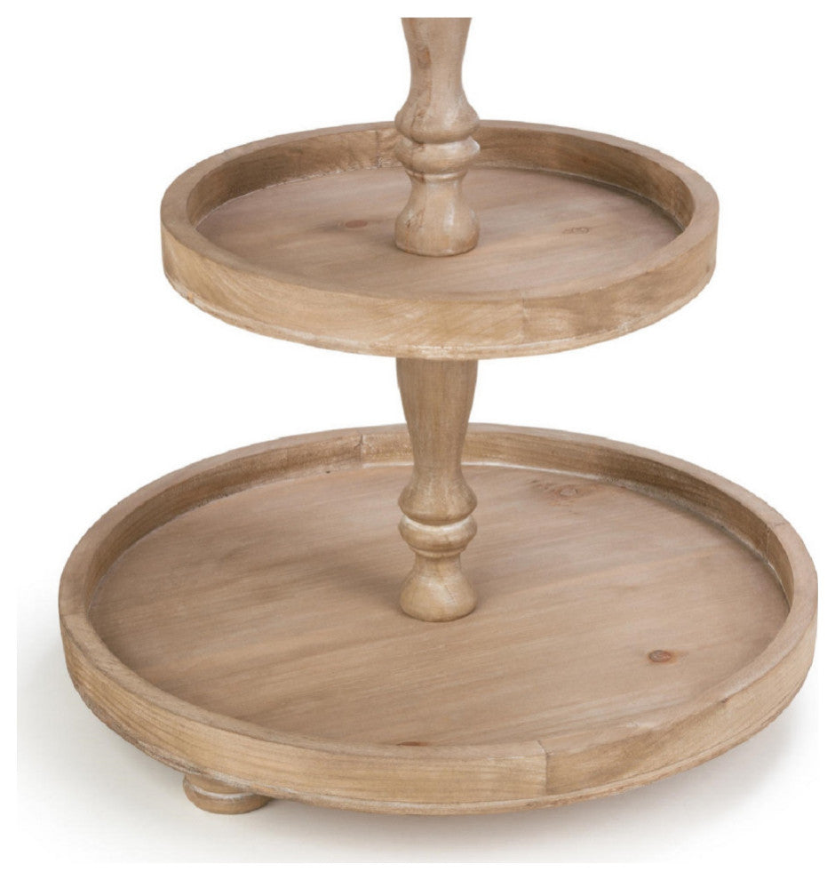 3 Tier Wooden Display Stand, Brown