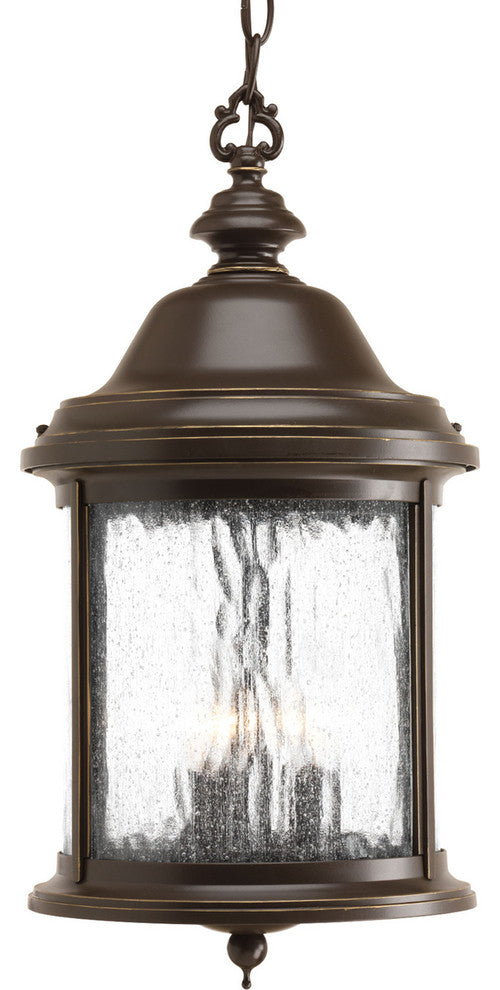 Progress Lighting 3-60W Candle Hanging Lantern, Antique Bronze