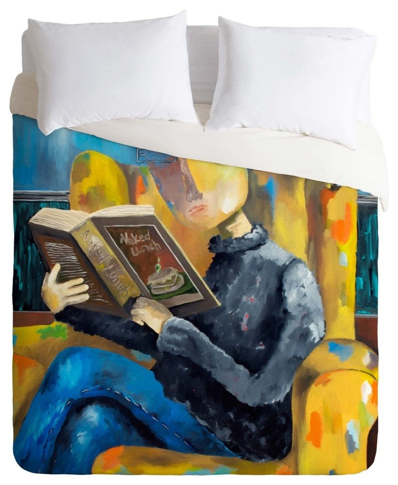 Deny Designs Robin Faye Gates At The End Of The Fork Duvet Cover - Lightweight