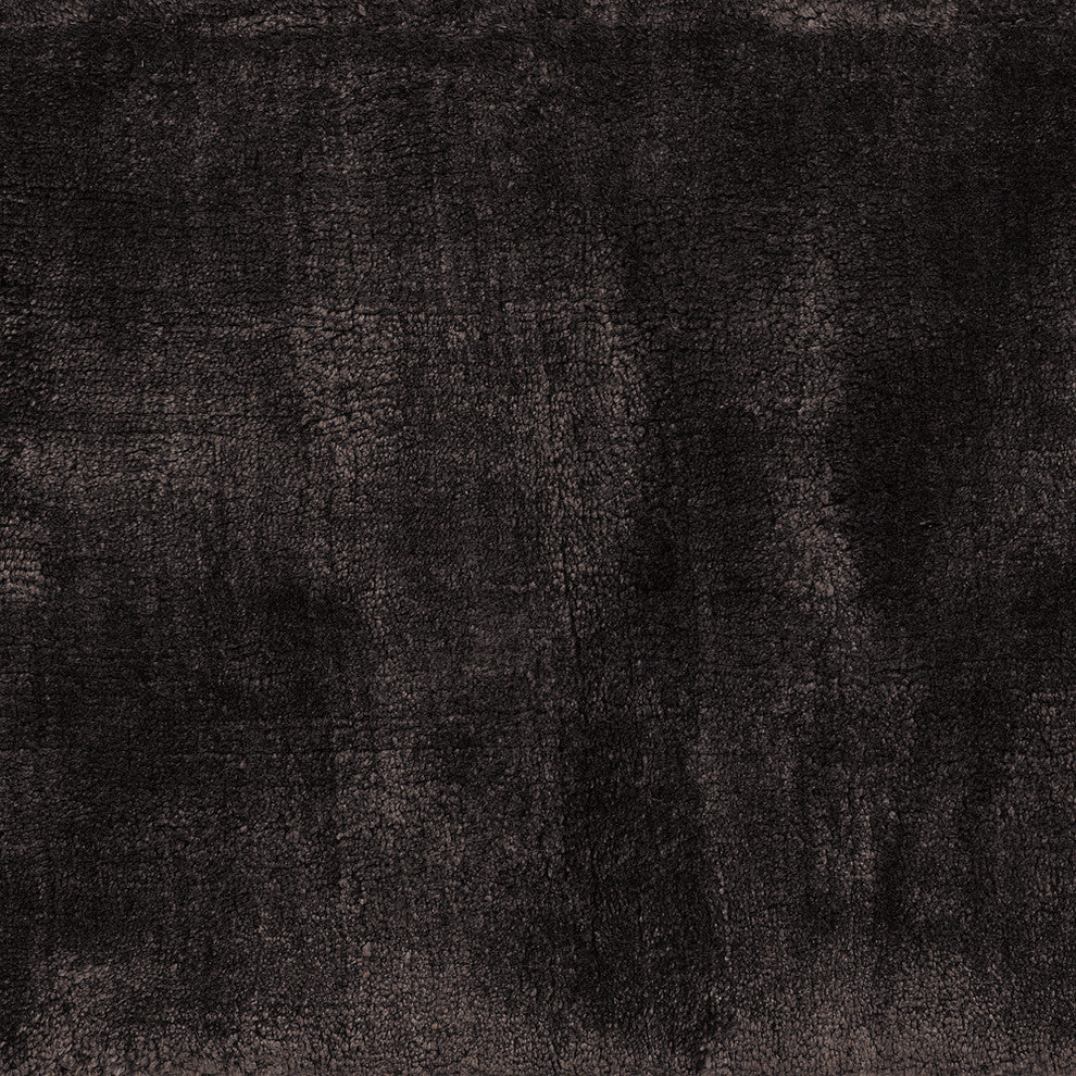 Gloria Contemporary Area Rug, Charcoal Brown, 7'9"x10'6" Rectangle