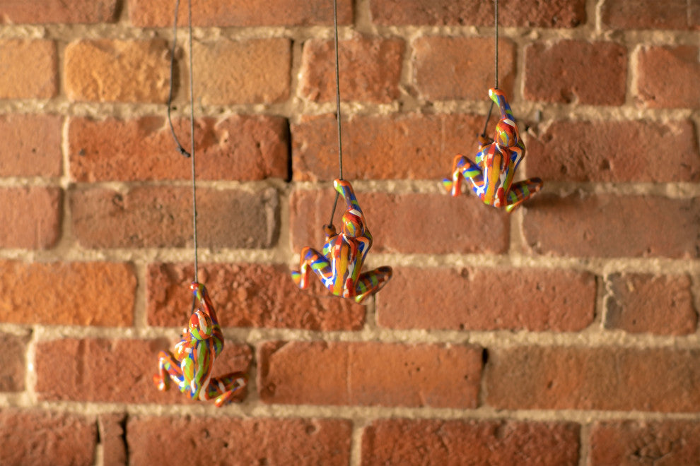 Climbing Man Wall Art 3-Pack Multi-Color
