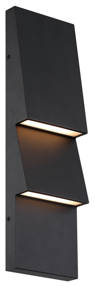 Nanton, Outdoor , 2-Light, 19", Sand Black